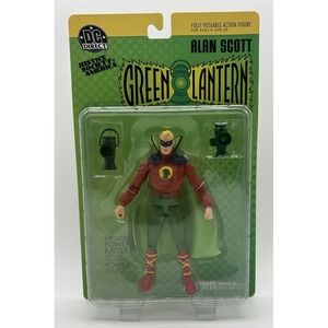 DC DIRECT GREEN LANTERN ALAN SCOTT GOLDEN AGE JSA ACTION FIGURE MOC NEW